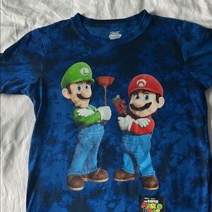 Nintendo Super Mario Blue T-Shirt for Kids